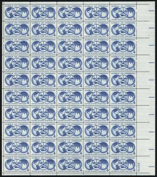 Scott 1162 Sheet (4 cents)