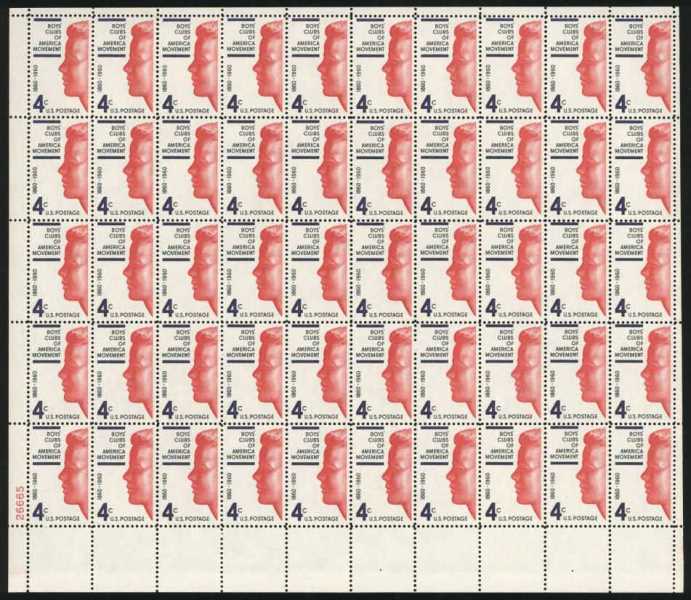 Scott 1163 Sheet (4 cents)