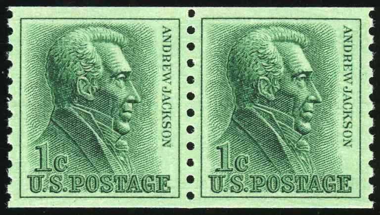 Scott 1225 Coil Pair (1 cents)