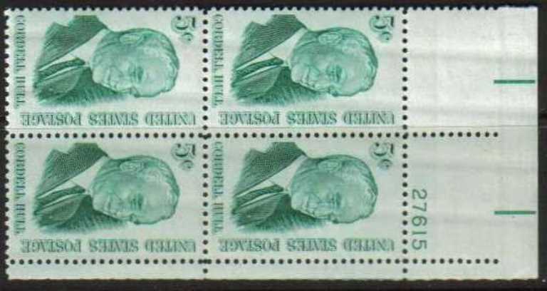 Scott 1235 Plate Block (5 cents)