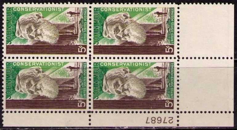Scott 1245 Plate Block (5 cents)