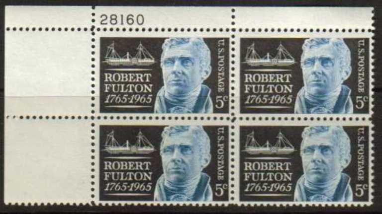 Scott 1270 Plate Block (5 cents)