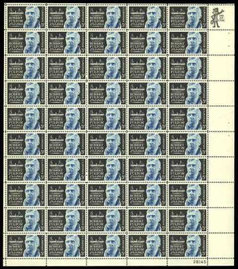 Scott 1270 Sheet (5 cents)