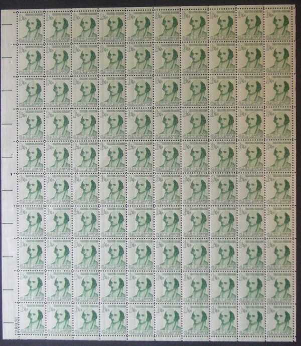 Scott 1279 Sheet (1.25 cents)