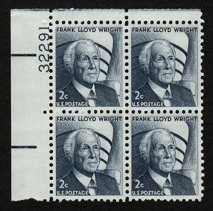 Scott 1280 Plate Block (2 cents)