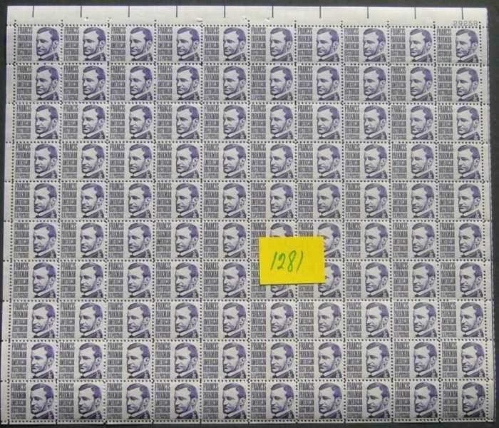 Scott 1281 Sheet (3 cents)
