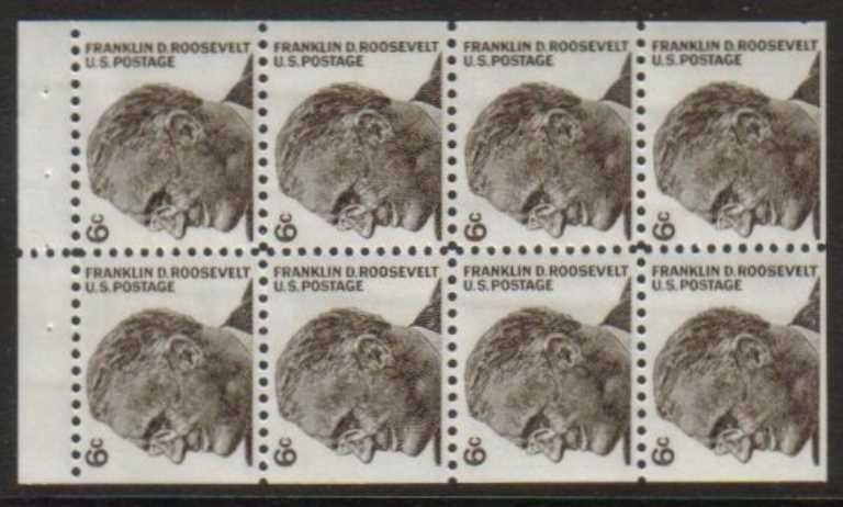 Scott 1284b Booklet Pane of 8 (6 cents)