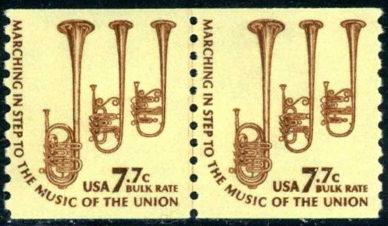 Scott 1614 Strip of 2 (7.7 cents)