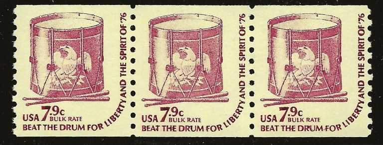 Scott 1615 Strip of 3 (7.9 cents)