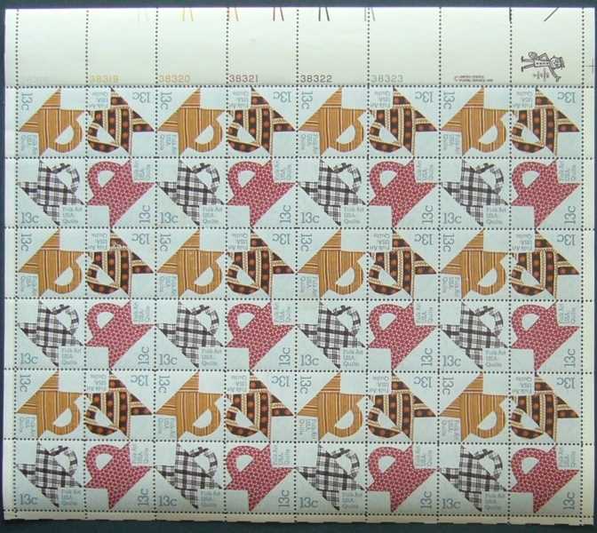 Scott 1745-1748 Sheet of 48 MNH Folk Art (13 cents)