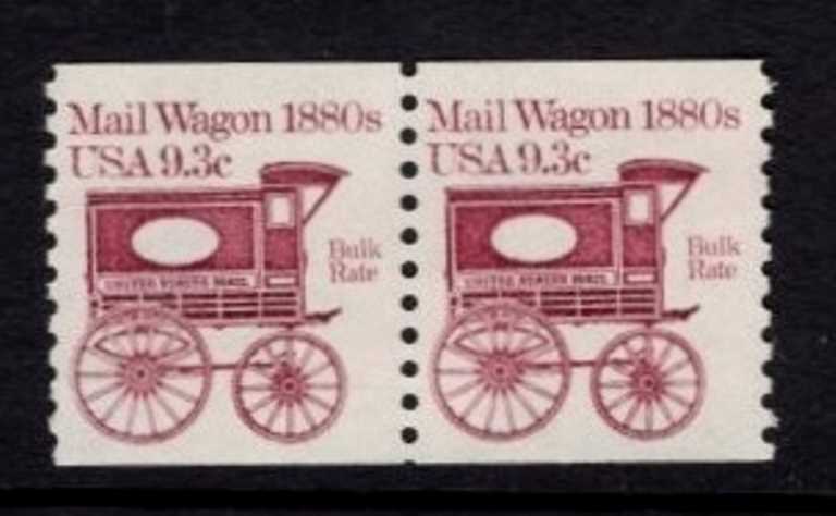 09.3 cents Transportation Coil Scott 1903 <font color=red> Strip of 2 Plate #0 </font>