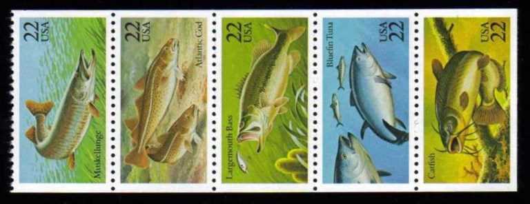 Scott 2205-2209 Booklet Pane of 5 (22 cents)