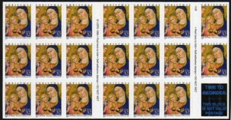 Scott 3176a Bklt Pane of 20 (32 cents)