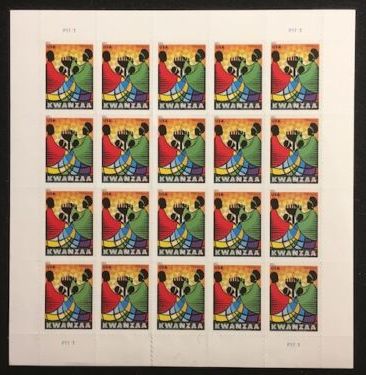 Scott #4584 Forever sheet of 20 Kwanzaa