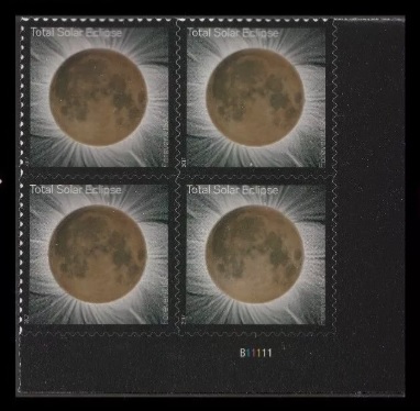 Scott #5211 Forever Plate Block of 4 Total Eclipse of the Sun