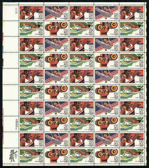 Scott C-105-108 Sheet (40 cents)