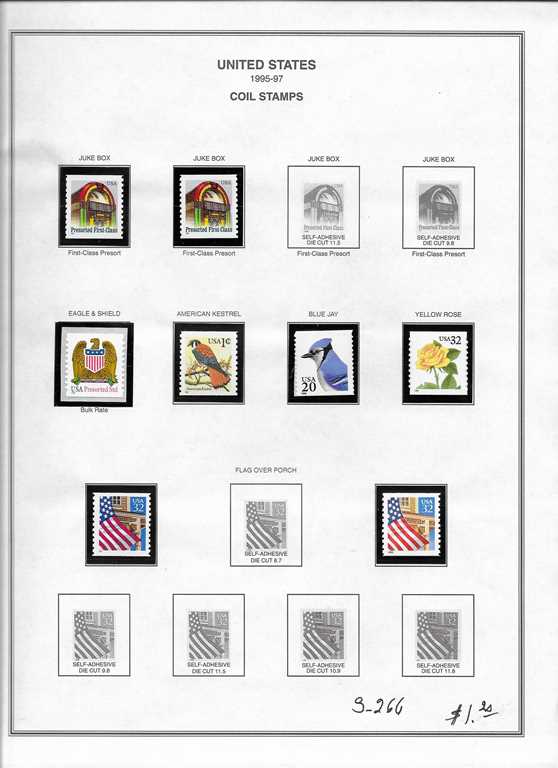Page 266, USA single Stamps
