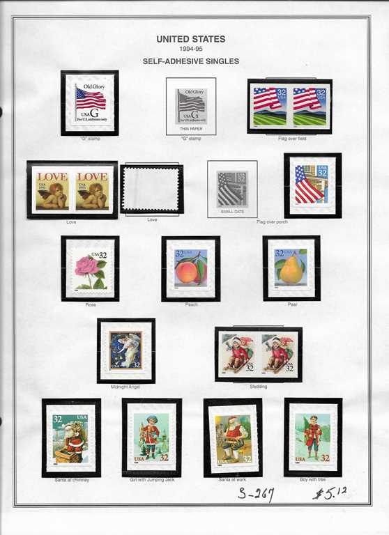 Page 267, USA single Stamps