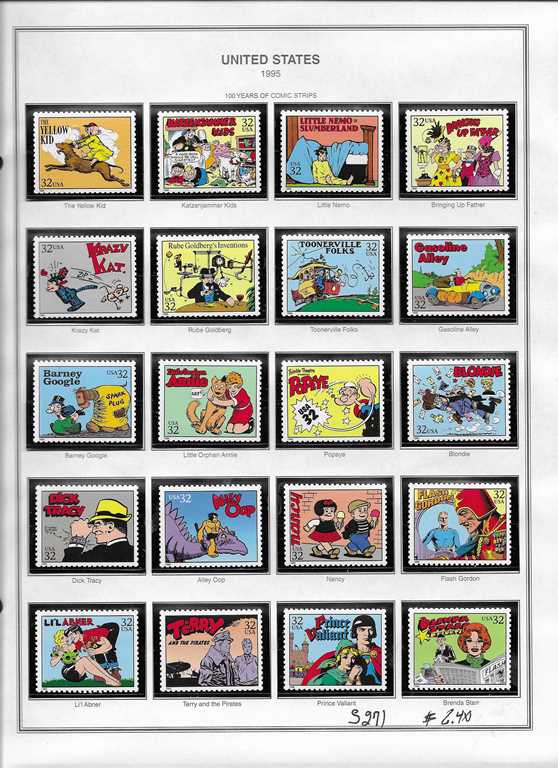 Page 271, USA single Stamps